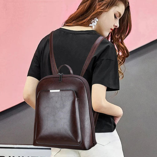 Women Leather Backpack